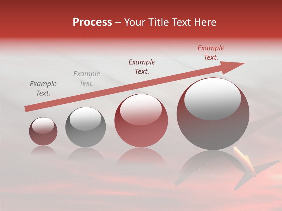 Silhouette Wings Land PowerPoint Template