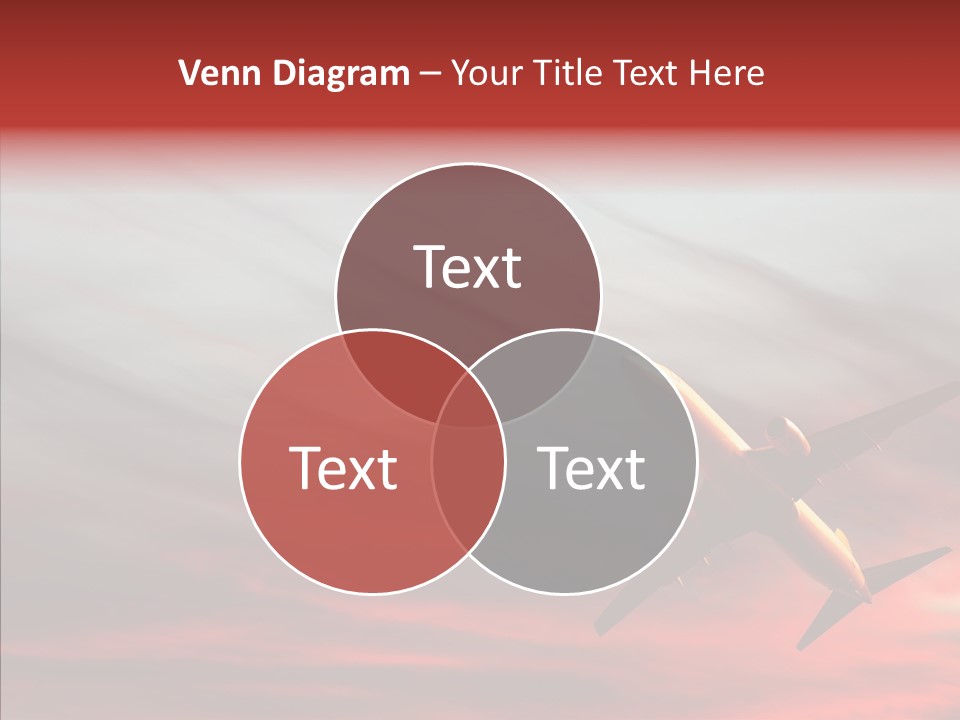 Silhouette Wings Land PowerPoint Template