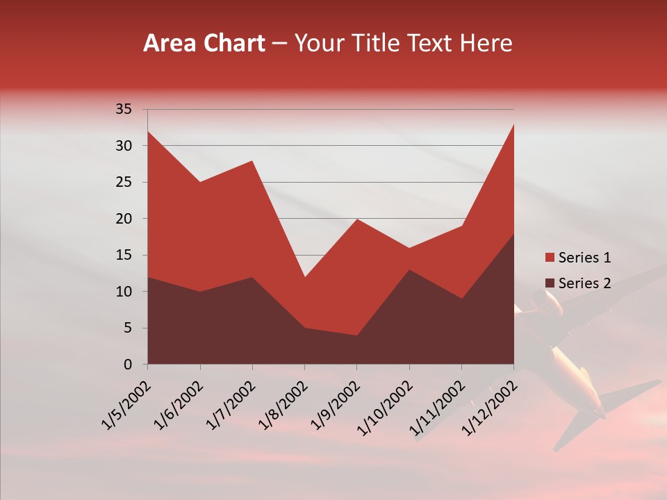 Silhouette Wings Land PowerPoint Template