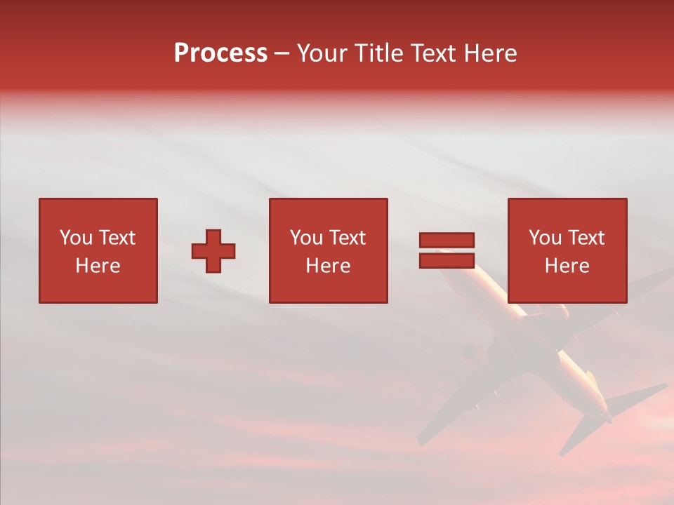 Silhouette Wings Land PowerPoint Template