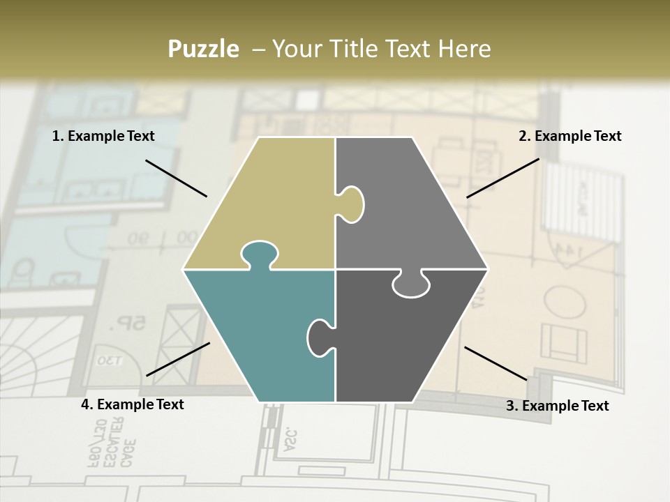 Real Engineering Blueprint PowerPoint Template