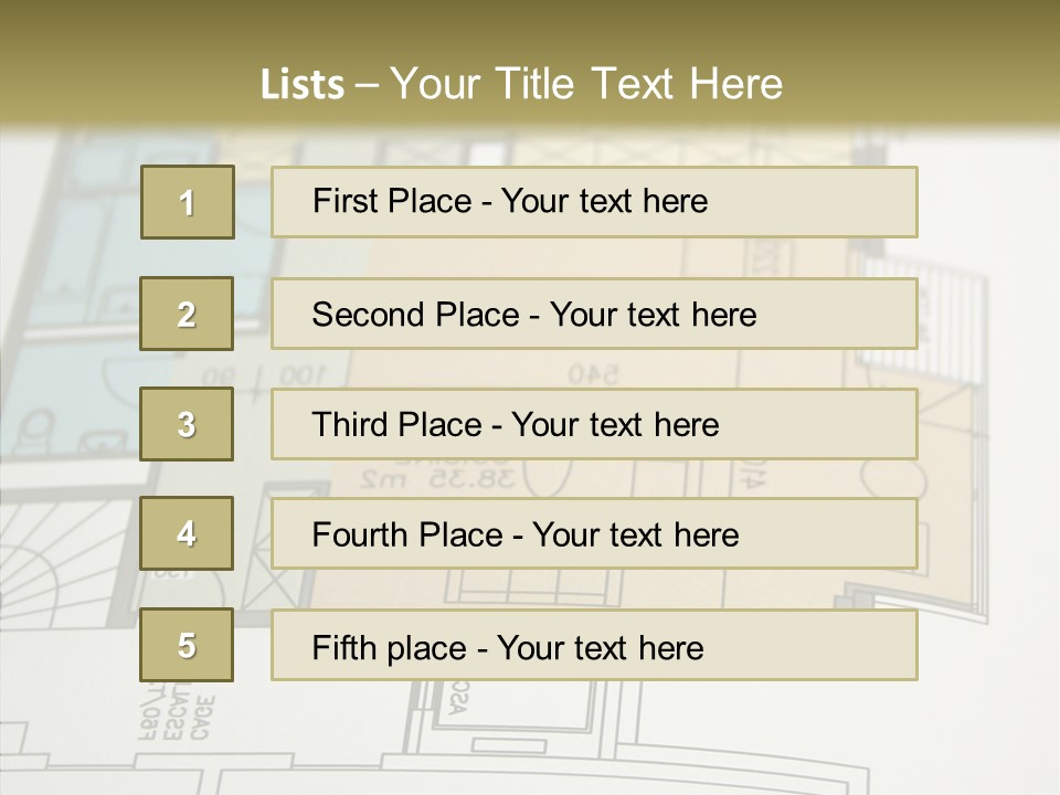 Real Engineering Blueprint PowerPoint Template