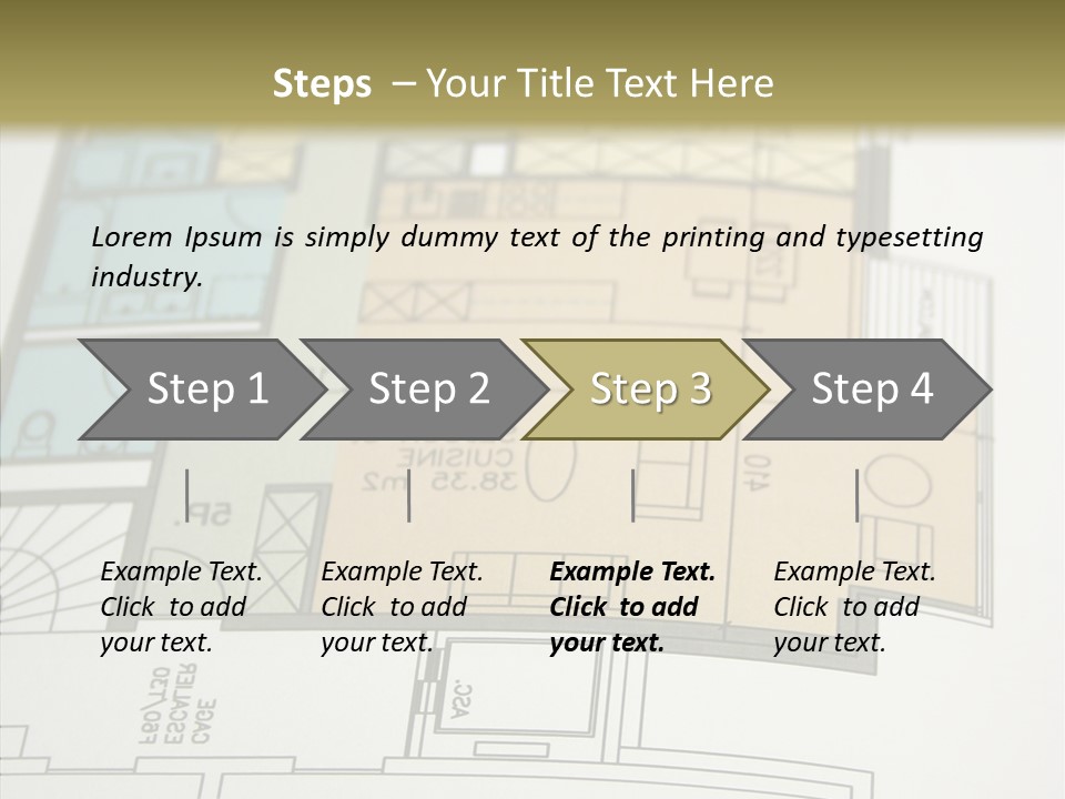 Real Engineering Blueprint PowerPoint Template