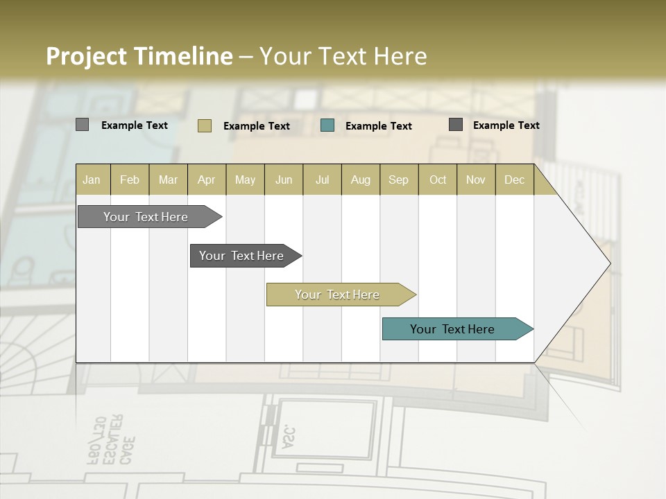 Real Engineering Blueprint PowerPoint Template