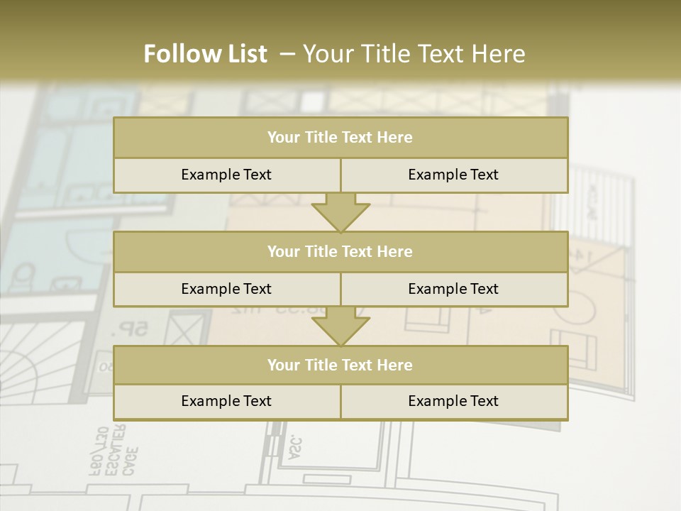 Real Engineering Blueprint PowerPoint Template