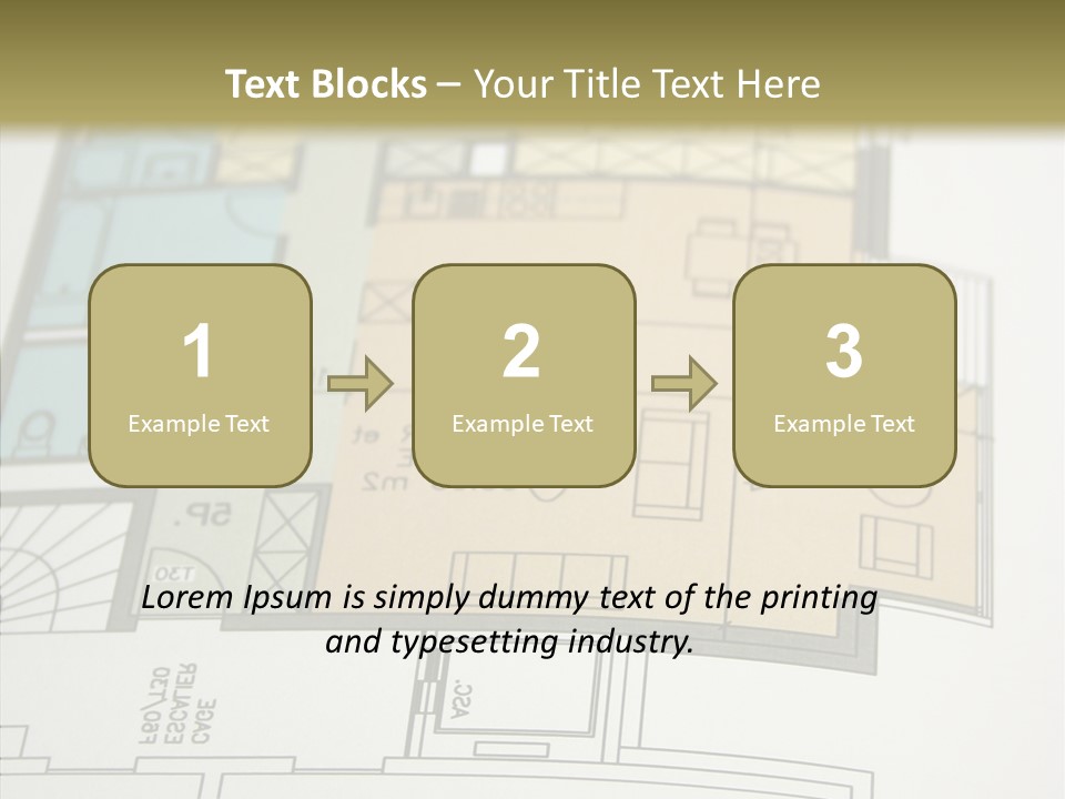 Real Engineering Blueprint PowerPoint Template