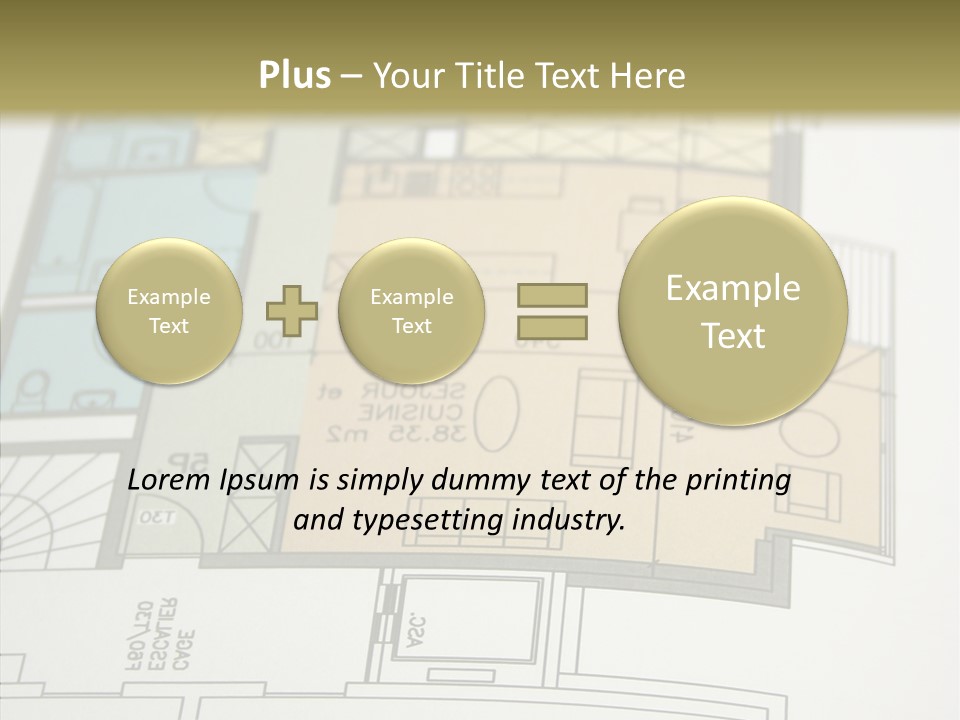 Real Engineering Blueprint PowerPoint Template