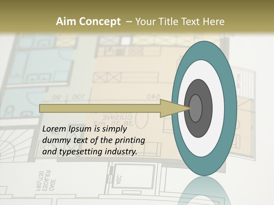 Real Engineering Blueprint PowerPoint Template