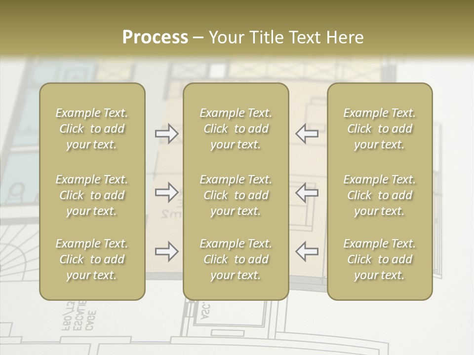 Real Engineering Blueprint PowerPoint Template