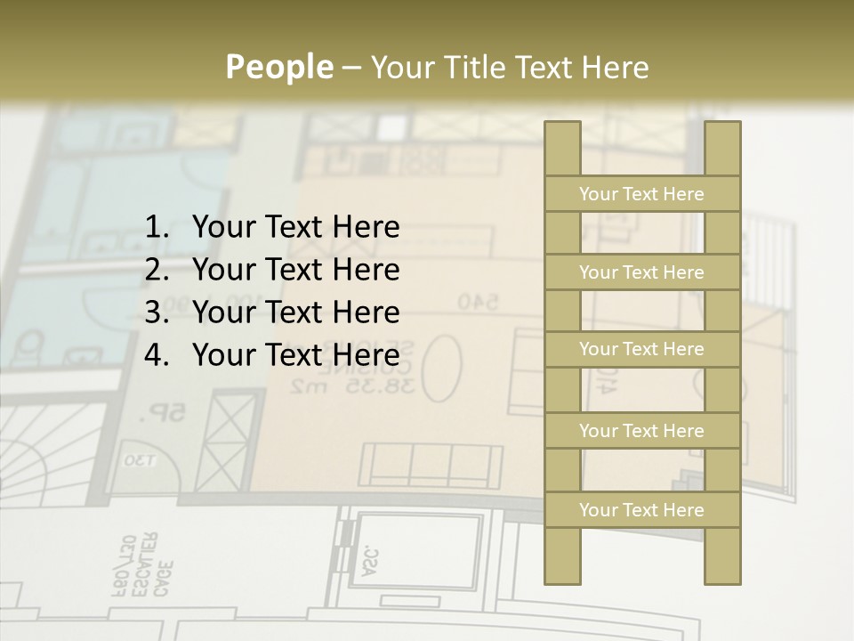 Real Engineering Blueprint PowerPoint Template