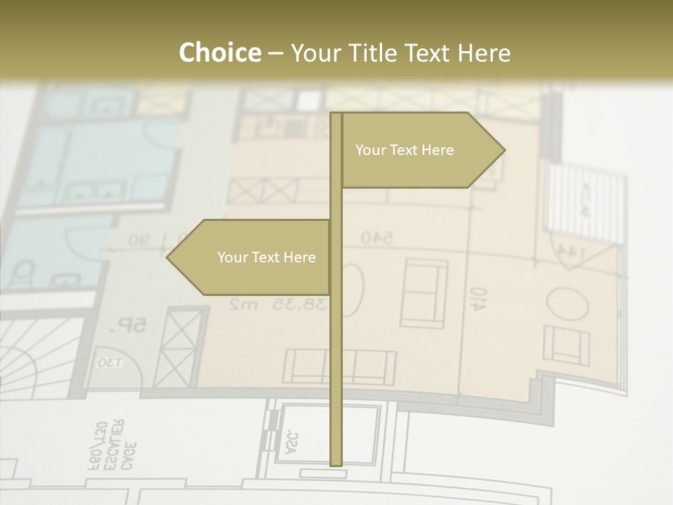Real Engineering Blueprint PowerPoint Template