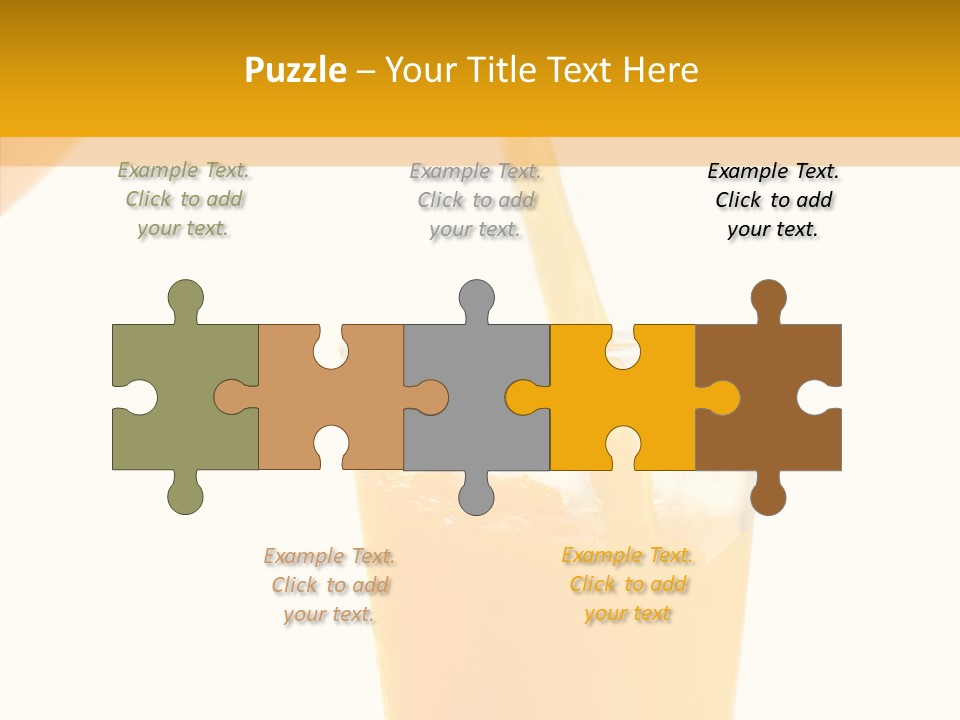 Vitamin Freshness Food PowerPoint Template