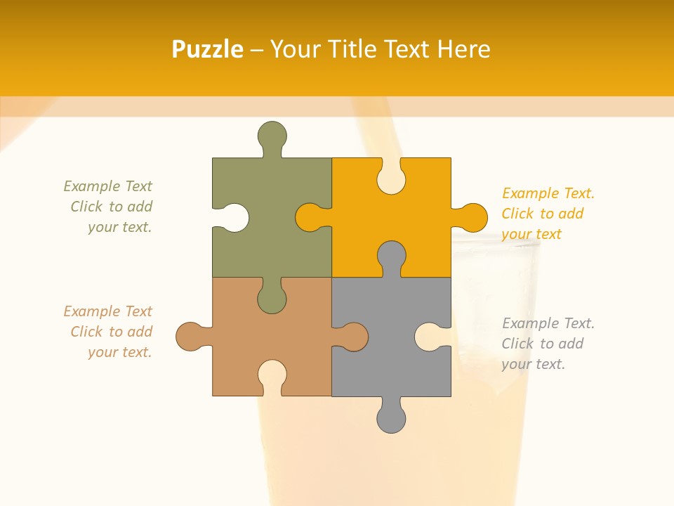 Vitamin Freshness Food PowerPoint Template