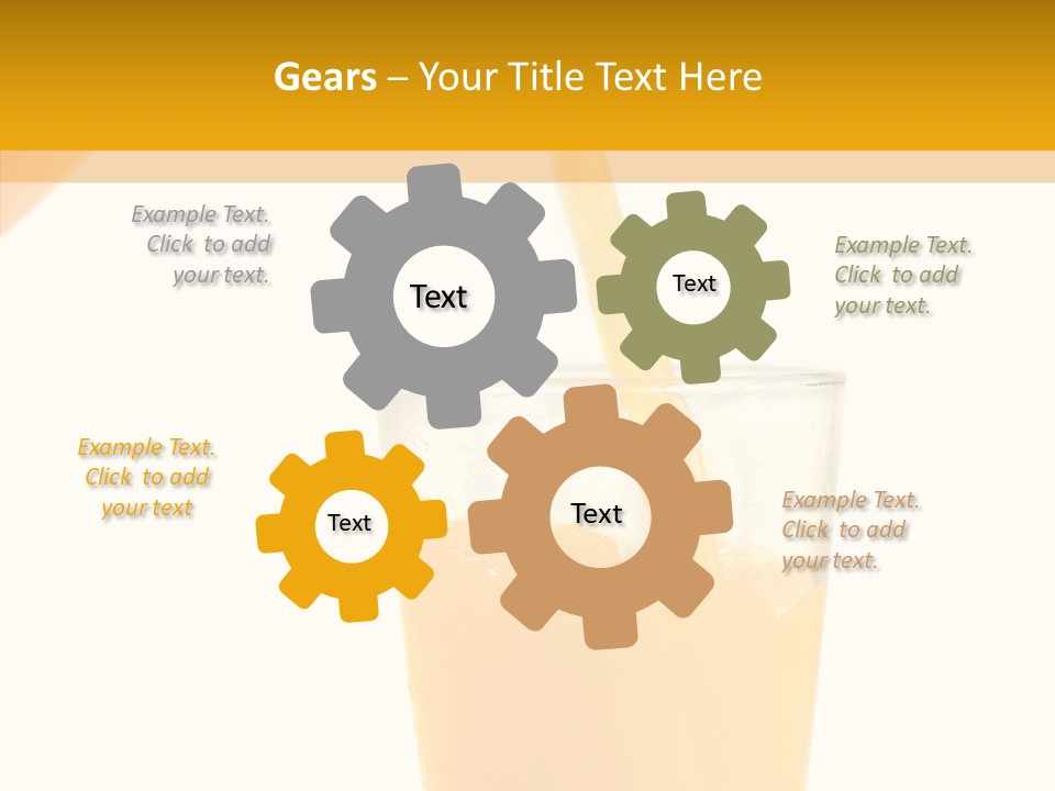 Vitamin Freshness Food PowerPoint Template