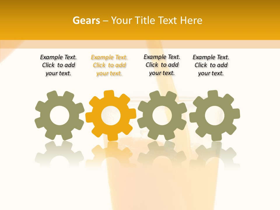 Vitamin Freshness Food PowerPoint Template