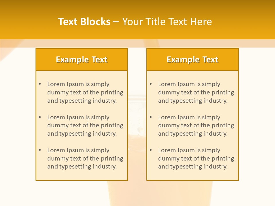 Vitamin Freshness Food PowerPoint Template