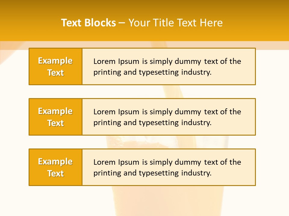 Vitamin Freshness Food PowerPoint Template
