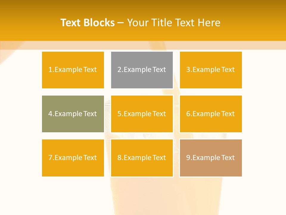 Vitamin Freshness Food PowerPoint Template