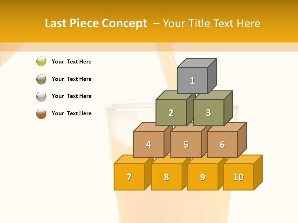 Vitamin Freshness Food PowerPoint Template