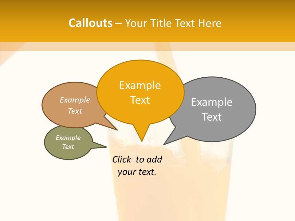 Vitamin Freshness Food PowerPoint Template