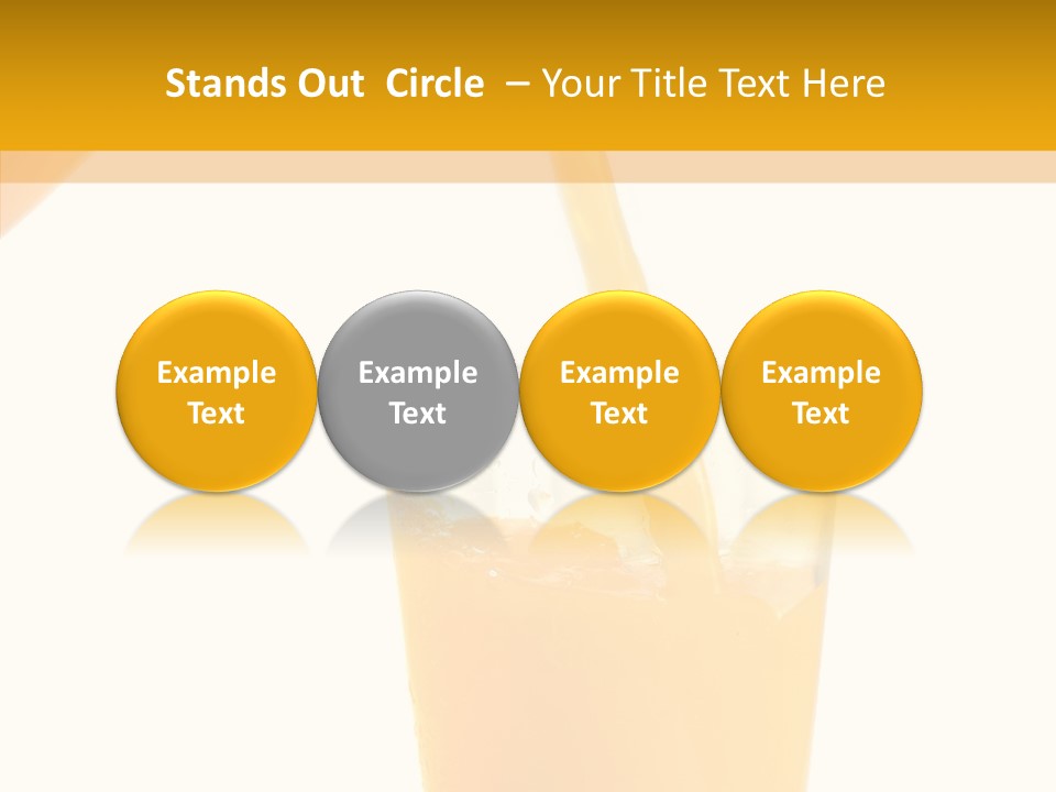 Vitamin Freshness Food PowerPoint Template