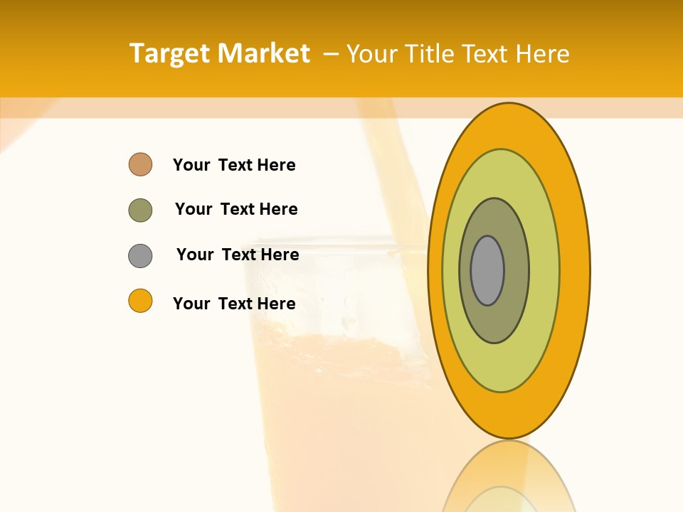 Vitamin Freshness Food PowerPoint Template