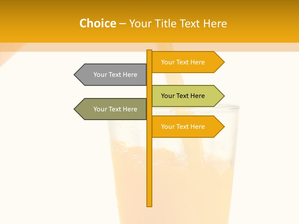 Vitamin Freshness Food PowerPoint Template