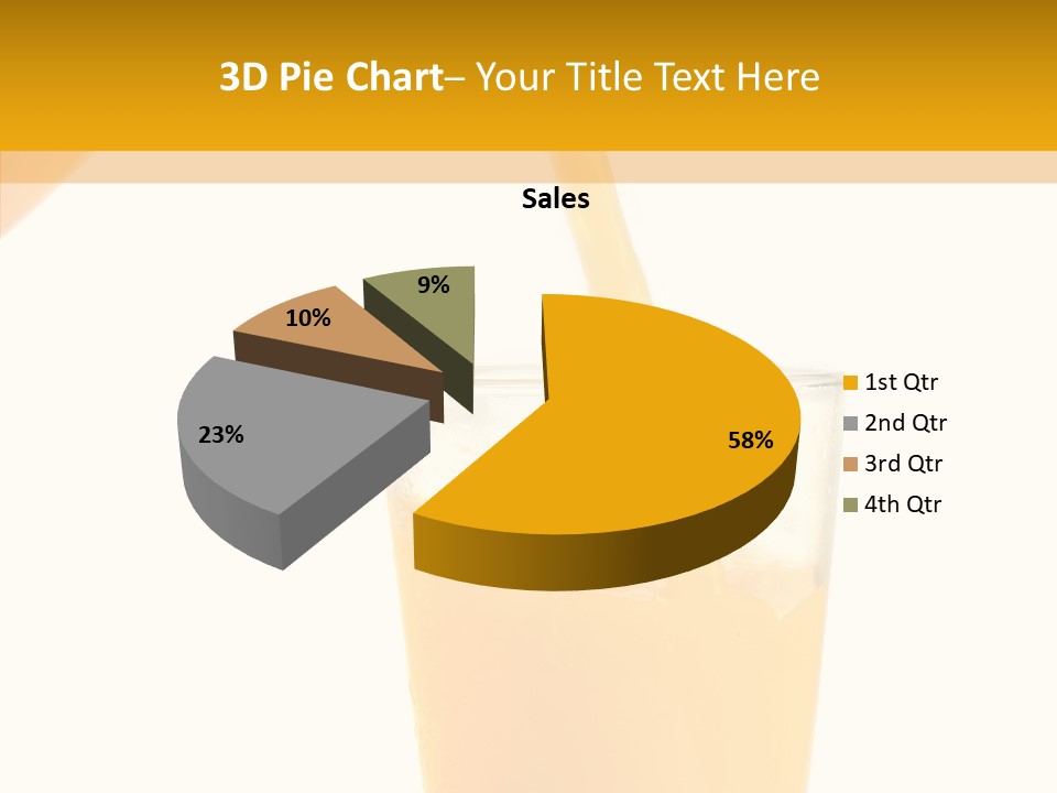 Vitamin Freshness Food PowerPoint Template