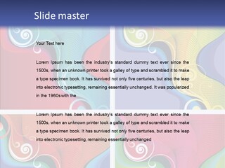 Colorful Decorative Flower PowerPoint Template