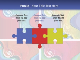 Colorful Decorative Flower PowerPoint Template