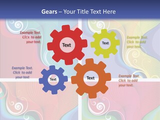 Colorful Decorative Flower PowerPoint Template