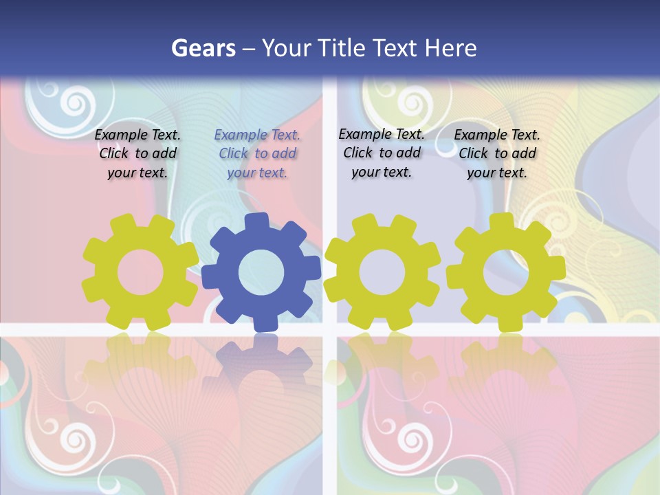 Colorful Decorative Flower PowerPoint Template