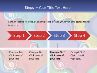 Colorful Decorative Flower PowerPoint Template