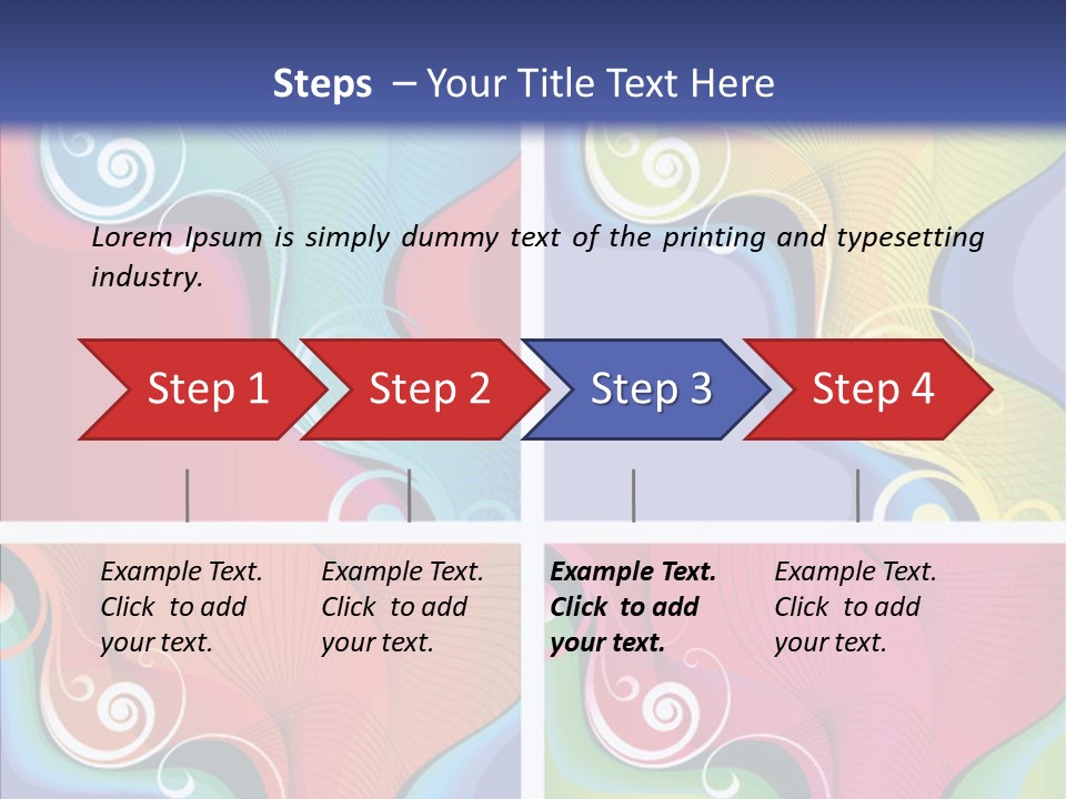Colorful Decorative Flower PowerPoint Template