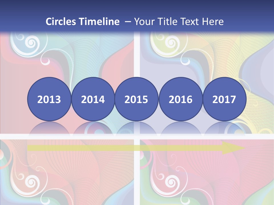 Colorful Decorative Flower PowerPoint Template