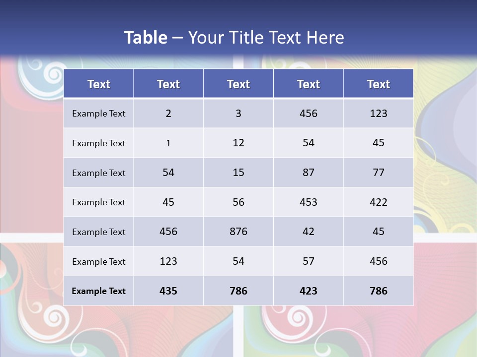 Colorful Decorative Flower PowerPoint Template