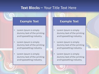 Colorful Decorative Flower PowerPoint Template