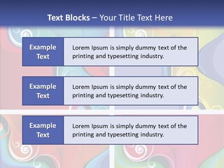 Colorful Decorative Flower PowerPoint Template