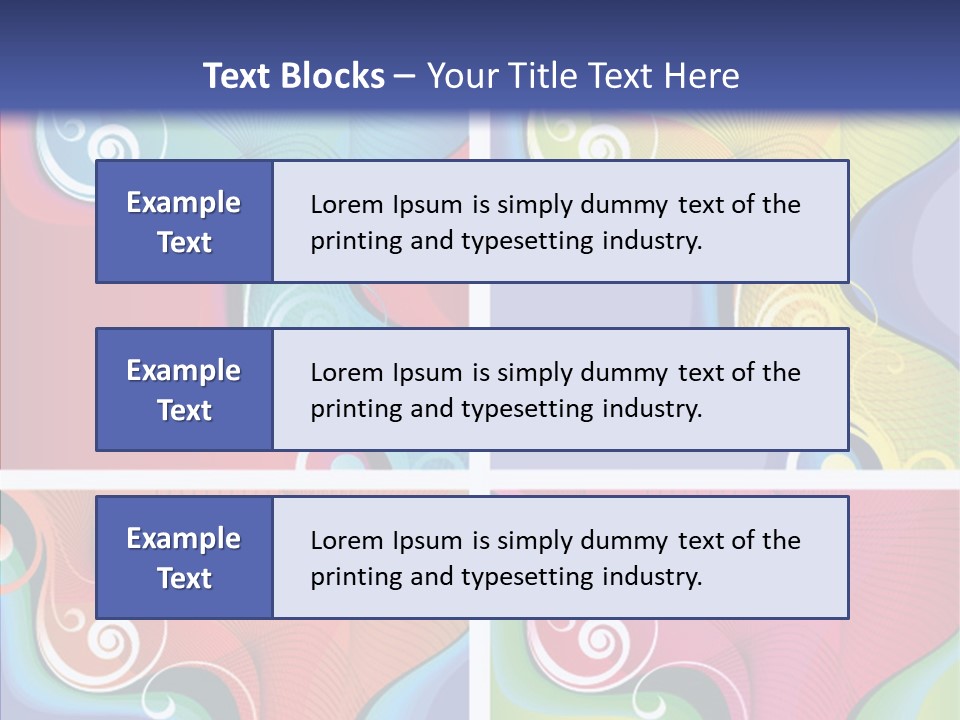 Colorful Decorative Flower PowerPoint Template