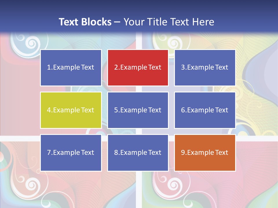 Colorful Decorative Flower PowerPoint Template