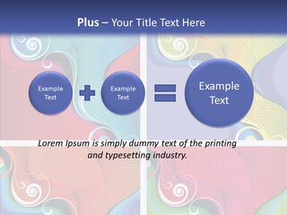 Colorful Decorative Flower PowerPoint Template