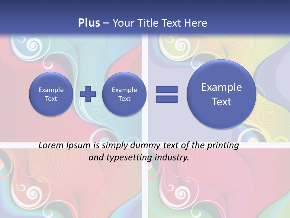 Colorful Decorative Flower PowerPoint Template