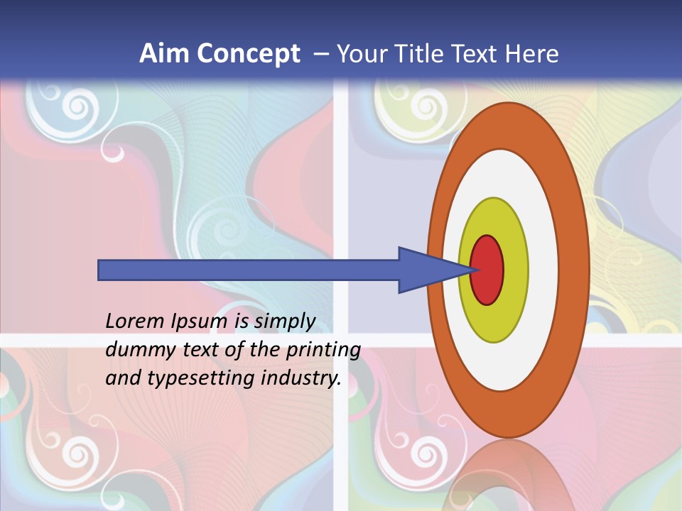 Colorful Decorative Flower PowerPoint Template