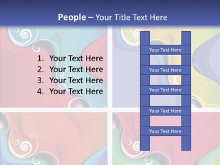 Colorful Decorative Flower PowerPoint Template