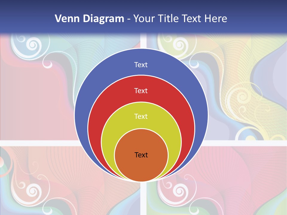 Colorful Decorative Flower PowerPoint Template