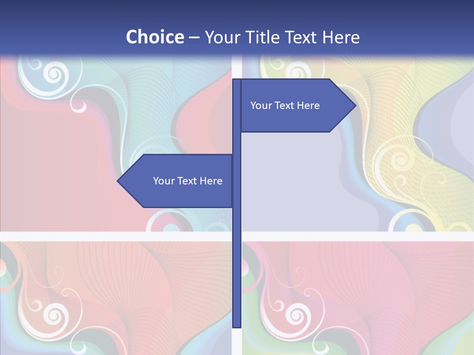 Colorful Decorative Flower PowerPoint Template