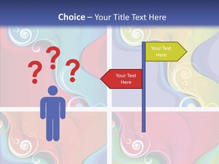 Colorful Decorative Flower PowerPoint Template