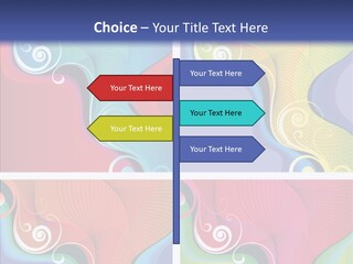 Colorful Decorative Flower PowerPoint Template