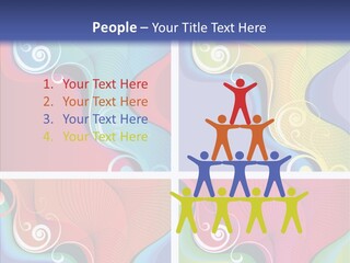 Colorful Decorative Flower PowerPoint Template