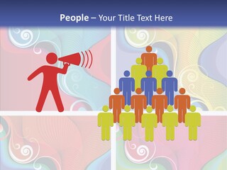 Colorful Decorative Flower PowerPoint Template
